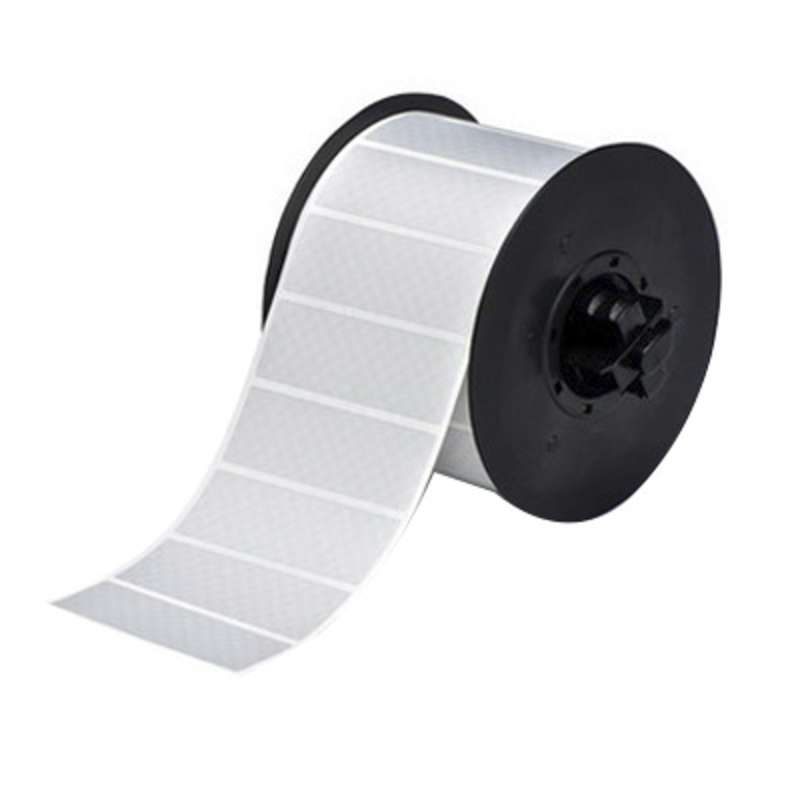 B438 TMPR EVID. MATTE/ SLVR LBL 3"X1" 1225/RL